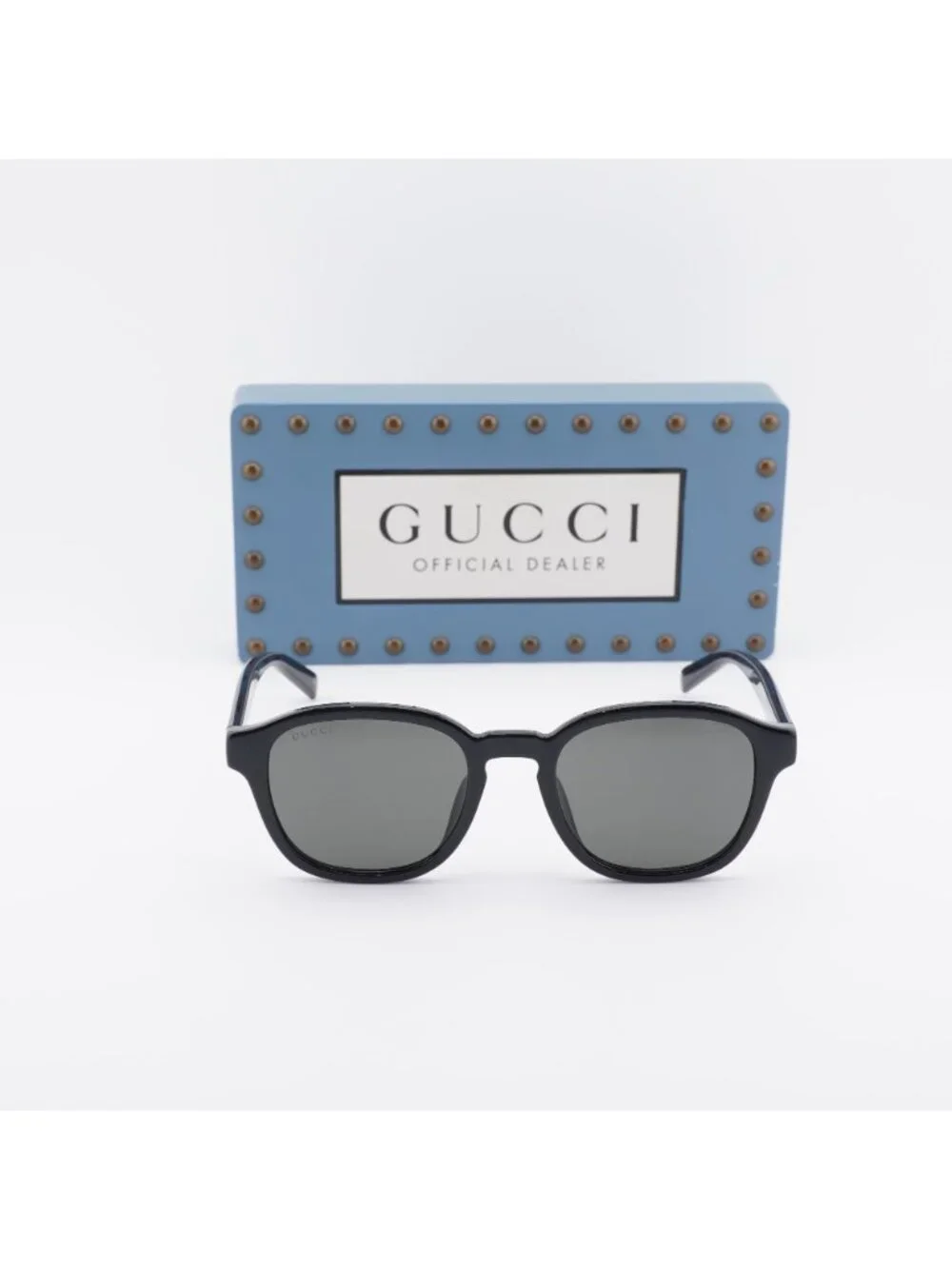Gucci GG2109SK 001 Square Sunglasses - Black / Grey